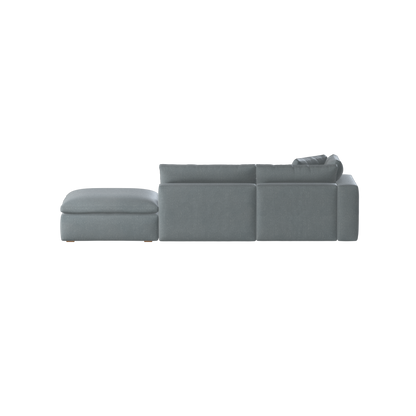 Ari modular corner Sofa with pouffe - Wide fabric range