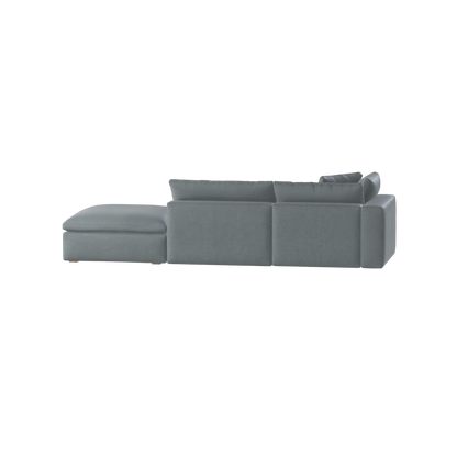 Ari modular corner Sofa with pouffe - Wide fabric range