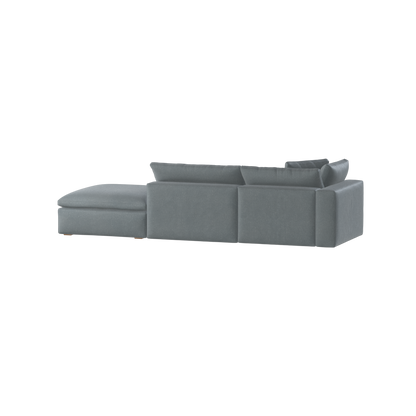 Ari modular corner Sofa with pouffe - Wide fabric range