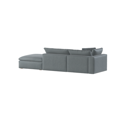 Ari modular corner Sofa with pouffe - Wide fabric range