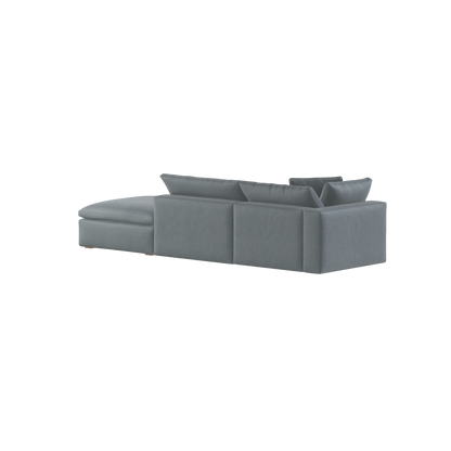 Ari modular corner Sofa with pouffe - Wide fabric range