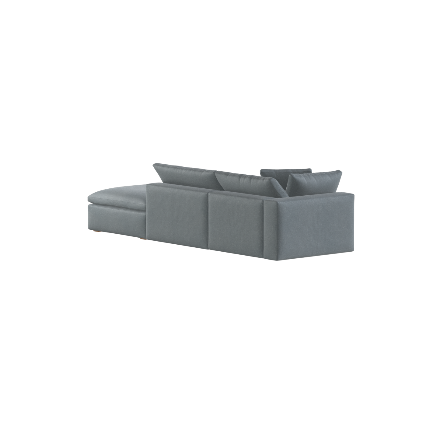 Ari modular corner Sofa with pouffe - Wide fabric range