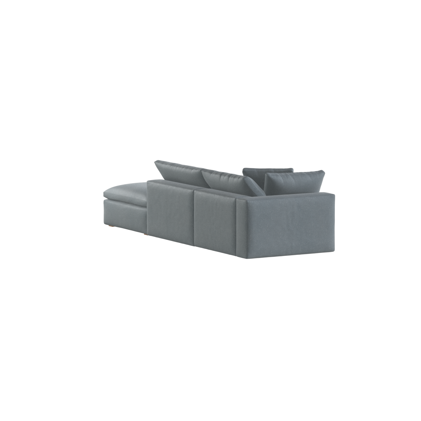 Ari modular corner Sofa with pouffe - Wide fabric range