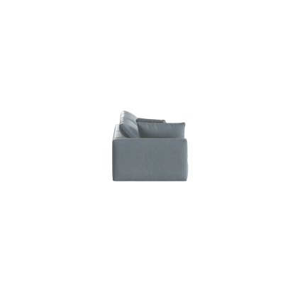 Ari modular corner Sofa with pouffe - Wide fabric range