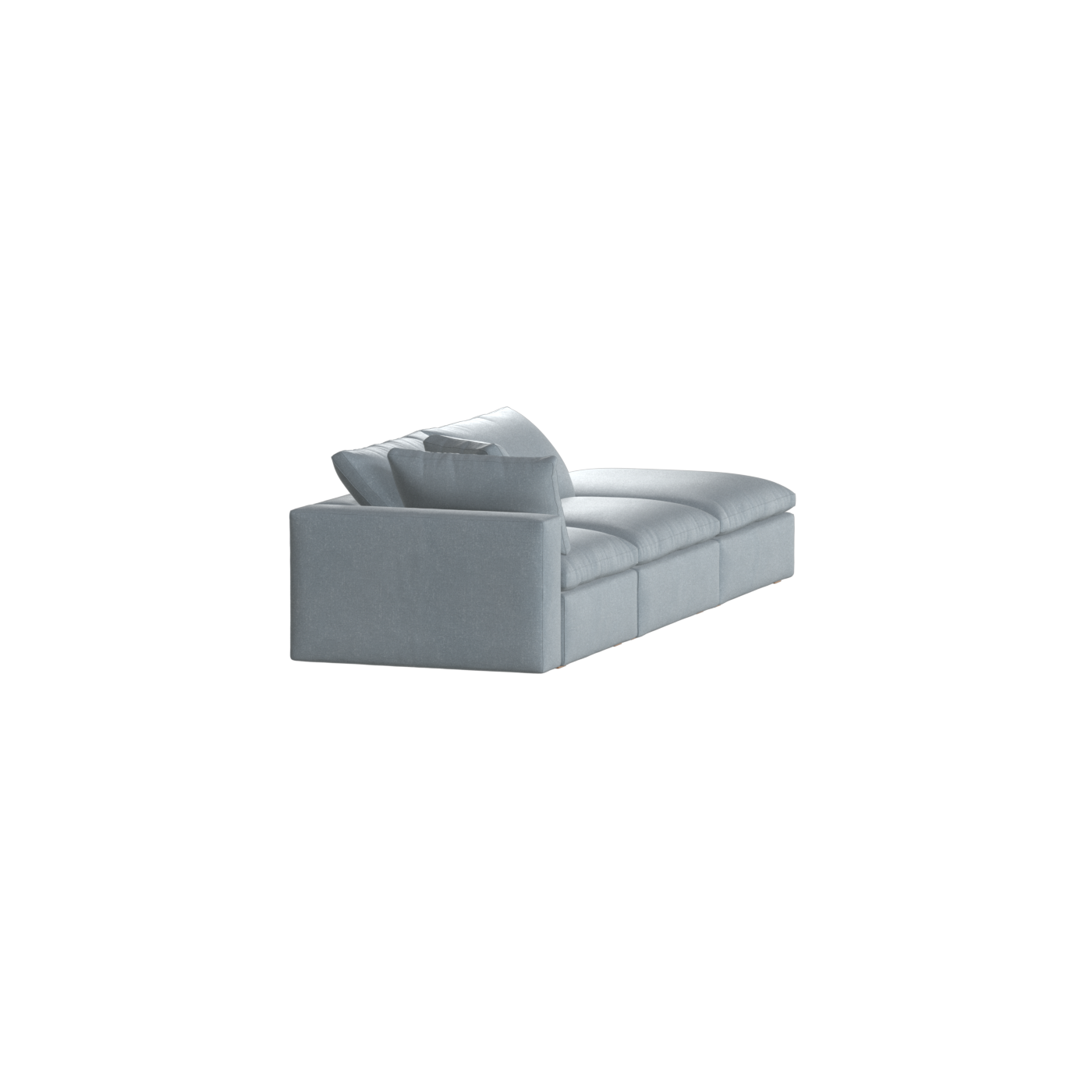 Ari modular corner Sofa with pouffe - Wide fabric range