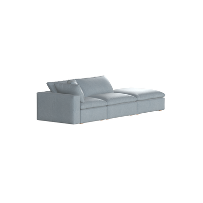 Ari modular corner Sofa with pouffe - Wide fabric range