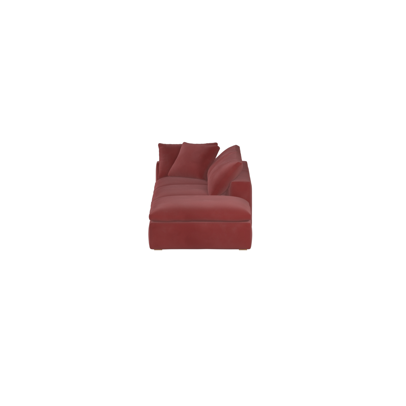 Ari modular corner Sofa with pouffe - Wide fabric range