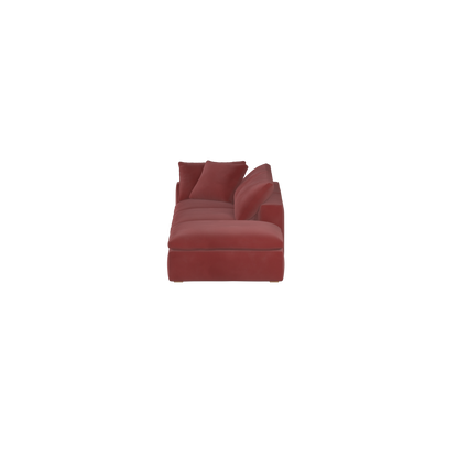 Ari modular corner Sofa with pouffe - Wide fabric range