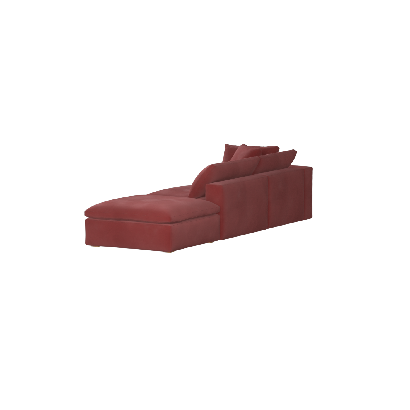 Ari modular corner Sofa with pouffe - Wide fabric range