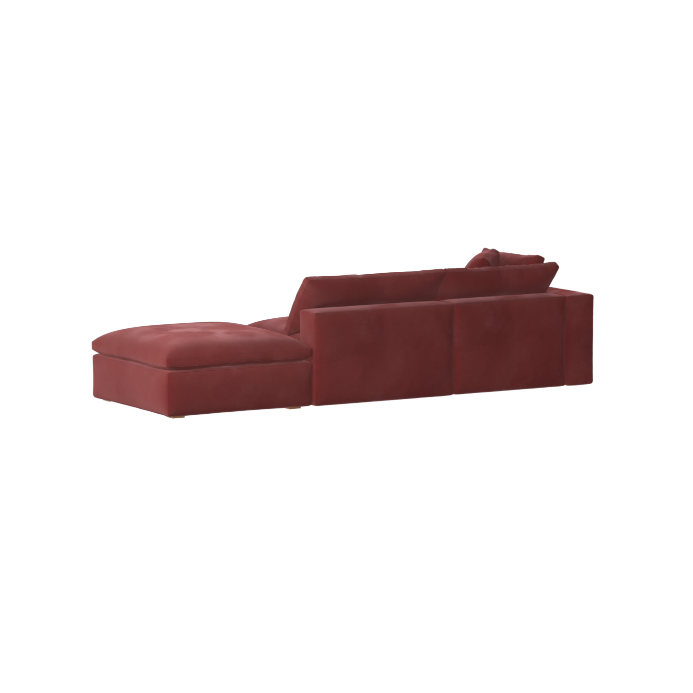 Ari modular corner Sofa with pouffe - Wide fabric range