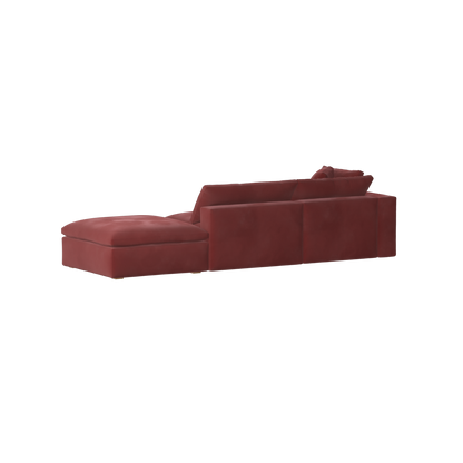 Ari modular corner Sofa with pouffe - Wide fabric range