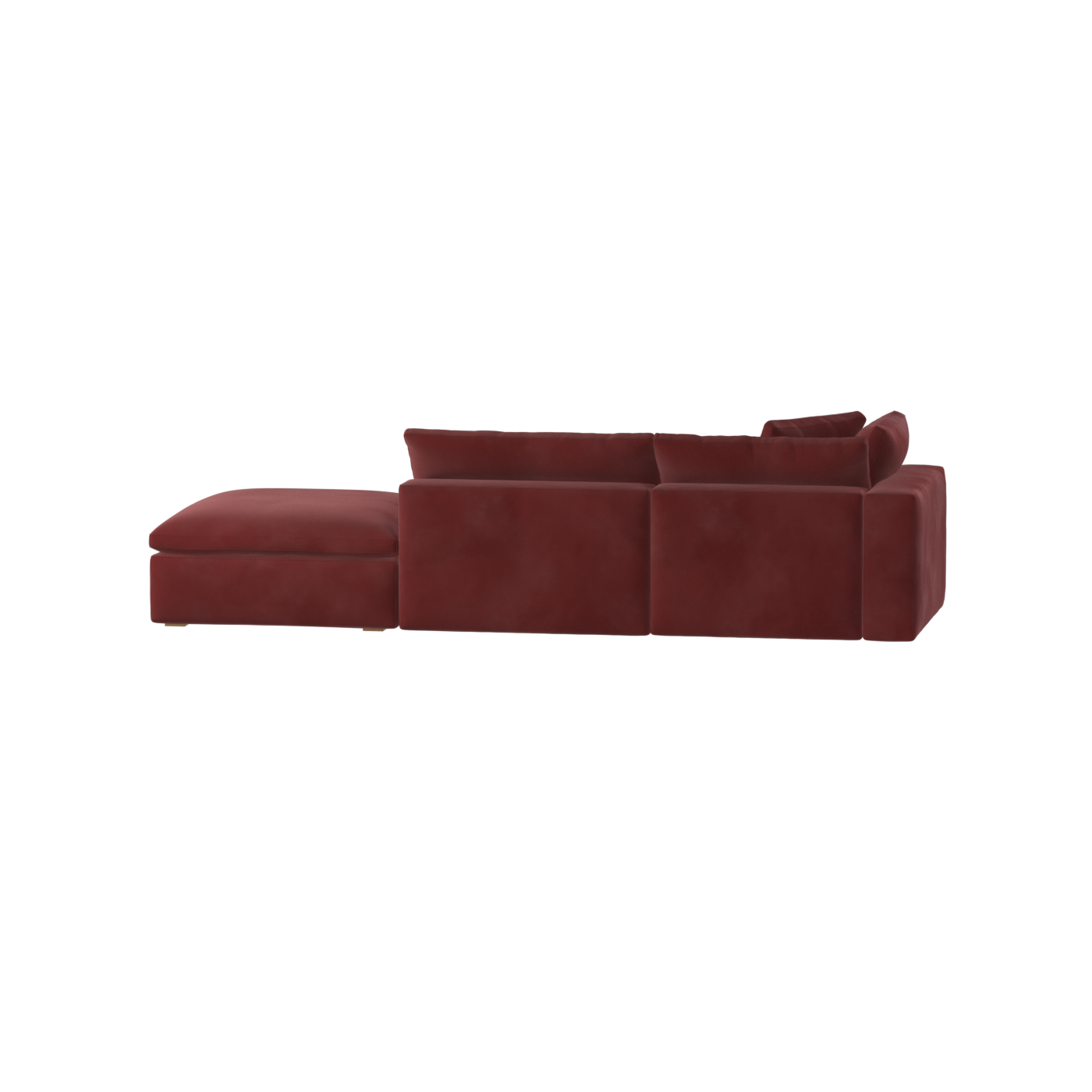Ari modular corner Sofa with pouffe - Wide fabric range