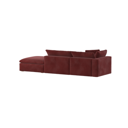 Ari modular corner Sofa with pouffe - Wide fabric range