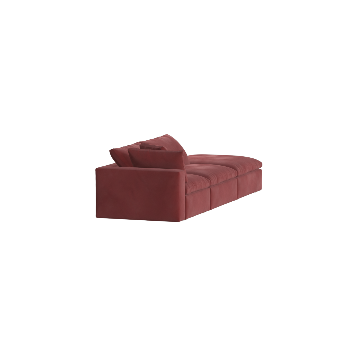 Ari modular corner Sofa with pouffe - Wide fabric range