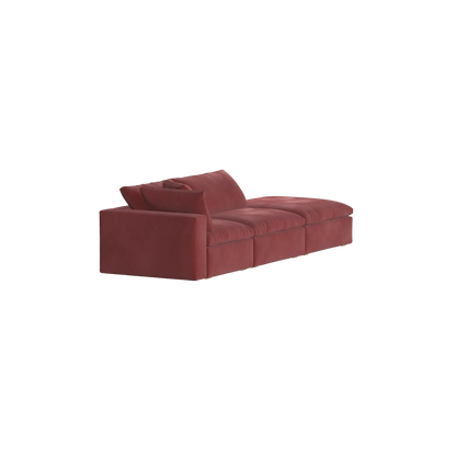 Ari modular corner Sofa with pouffe - Wide fabric range