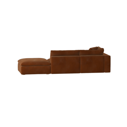 Ari modular corner Sofa with pouffe - Wide fabric range