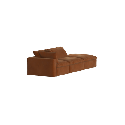 Ari modular corner Sofa with pouffe - Wide fabric range