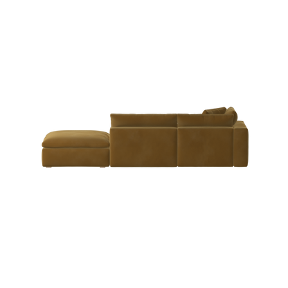 Ari modular corner Sofa with pouffe - Wide fabric range