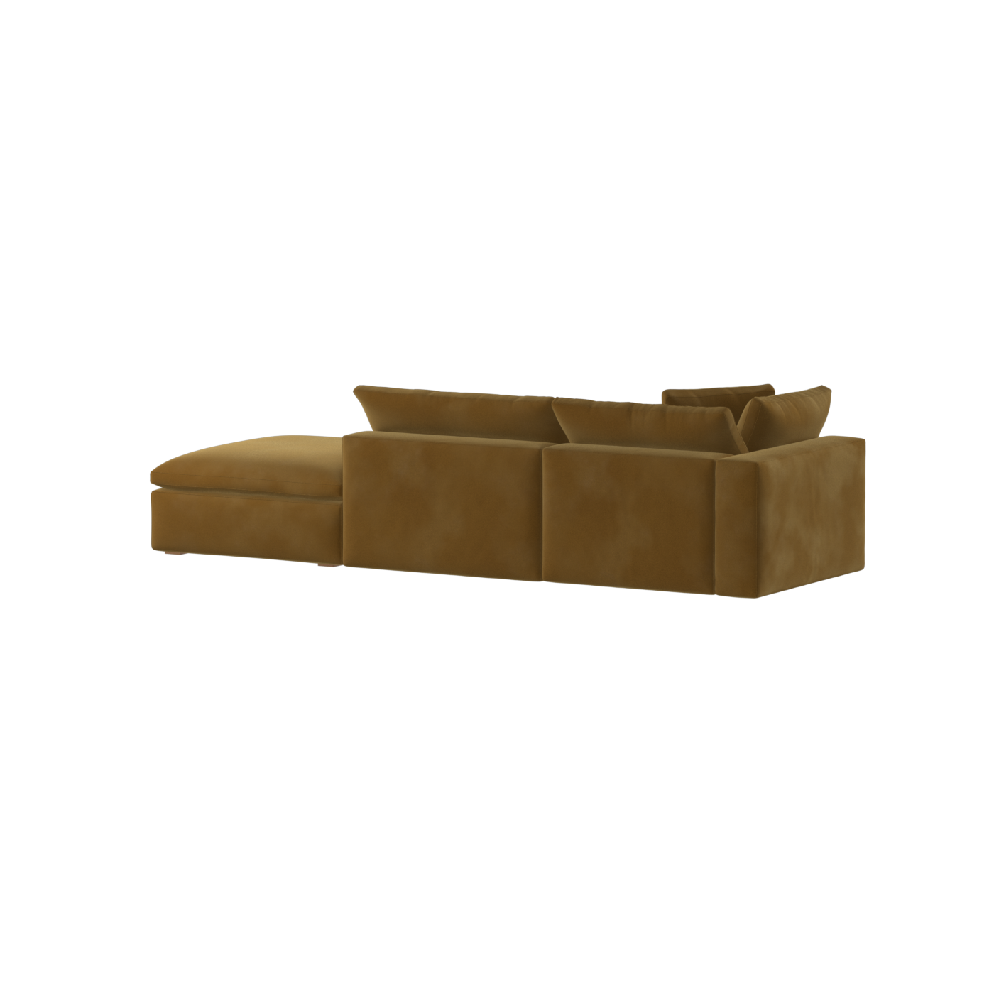 Ari modular corner Sofa with pouffe - Wide fabric range