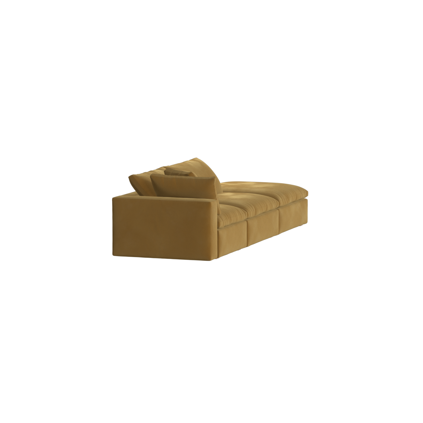 Ari modular corner Sofa with pouffe - Wide fabric range