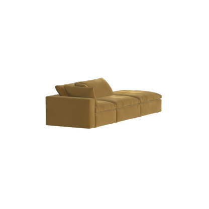 Ari modular corner Sofa with pouffe - Wide fabric range