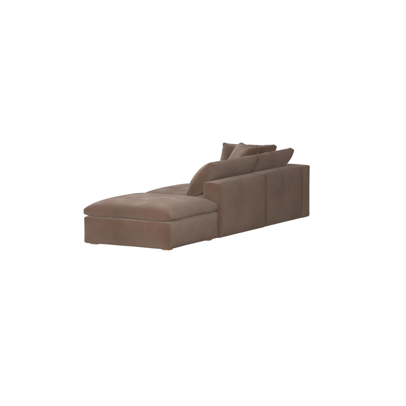 Ari modular corner Sofa with pouffe - Wide fabric range
