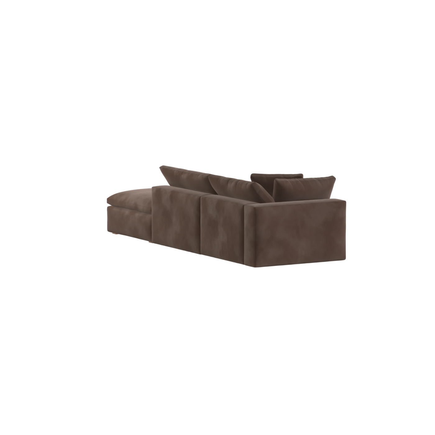 Ari modular corner Sofa with pouffe - Wide fabric range