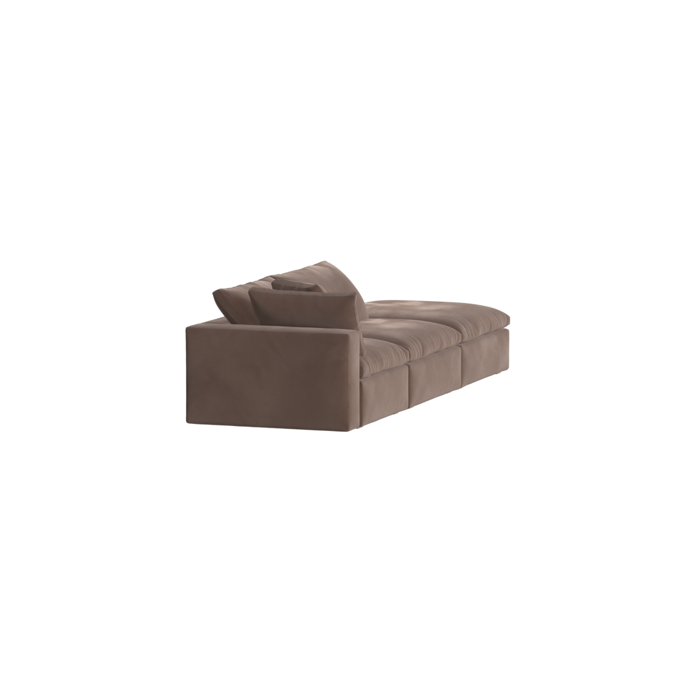 Ari modular corner Sofa with pouffe - Wide fabric range