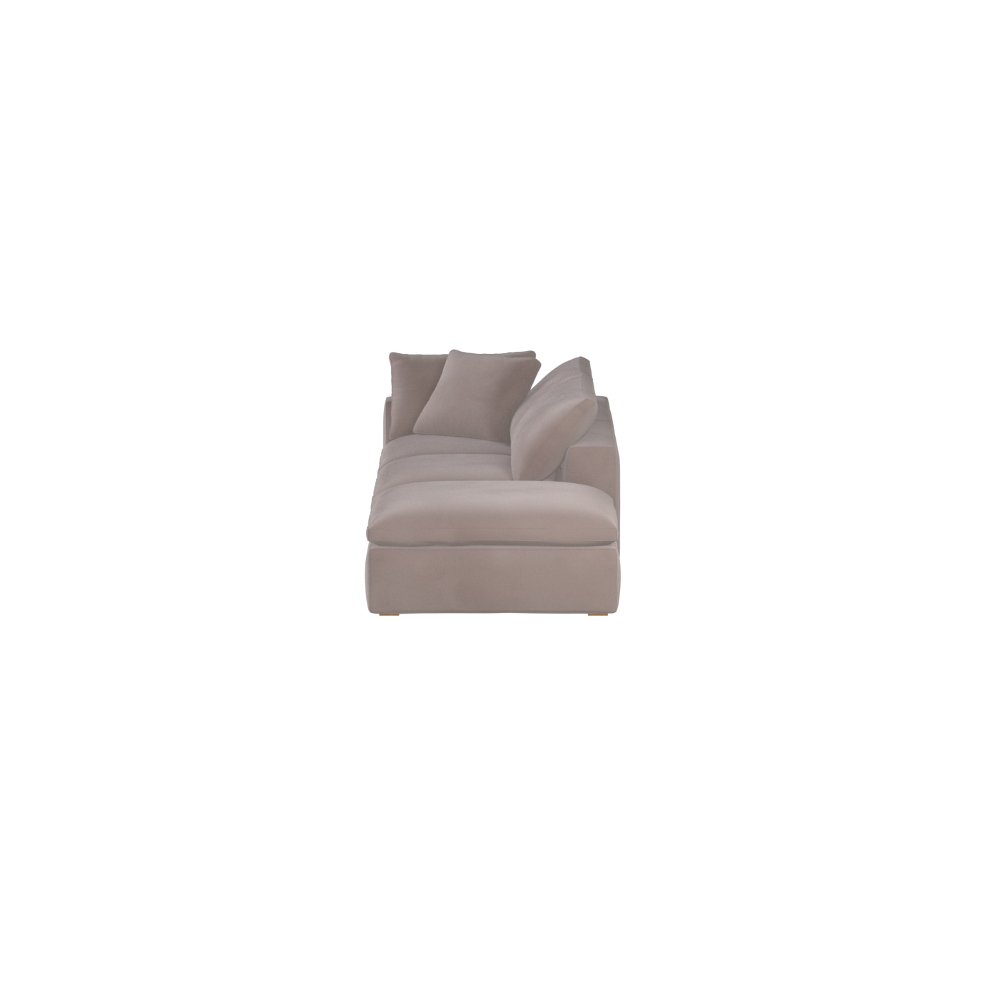 Ari modular corner Sofa with pouffe - Wide fabric range