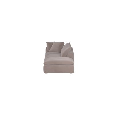 Ari modular corner Sofa with pouffe - Wide fabric range
