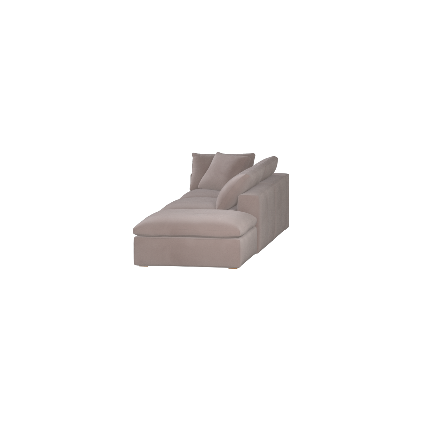 Ari modular corner Sofa with pouffe - Wide fabric range