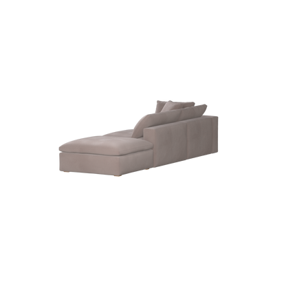 Ari modular corner Sofa with pouffe - Wide fabric range