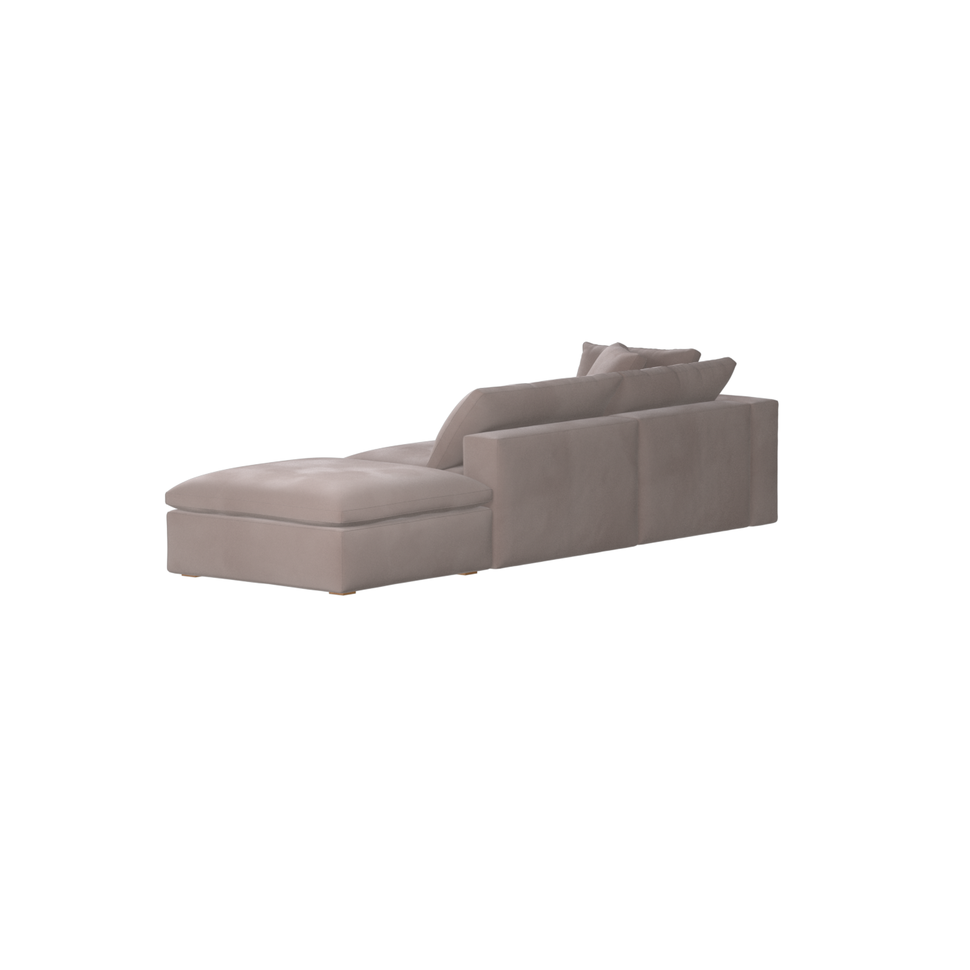 Ari modular corner Sofa with pouffe - Wide fabric range