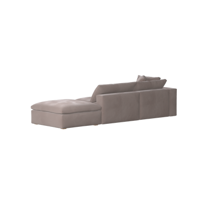 Ari modular corner Sofa with pouffe - Wide fabric range