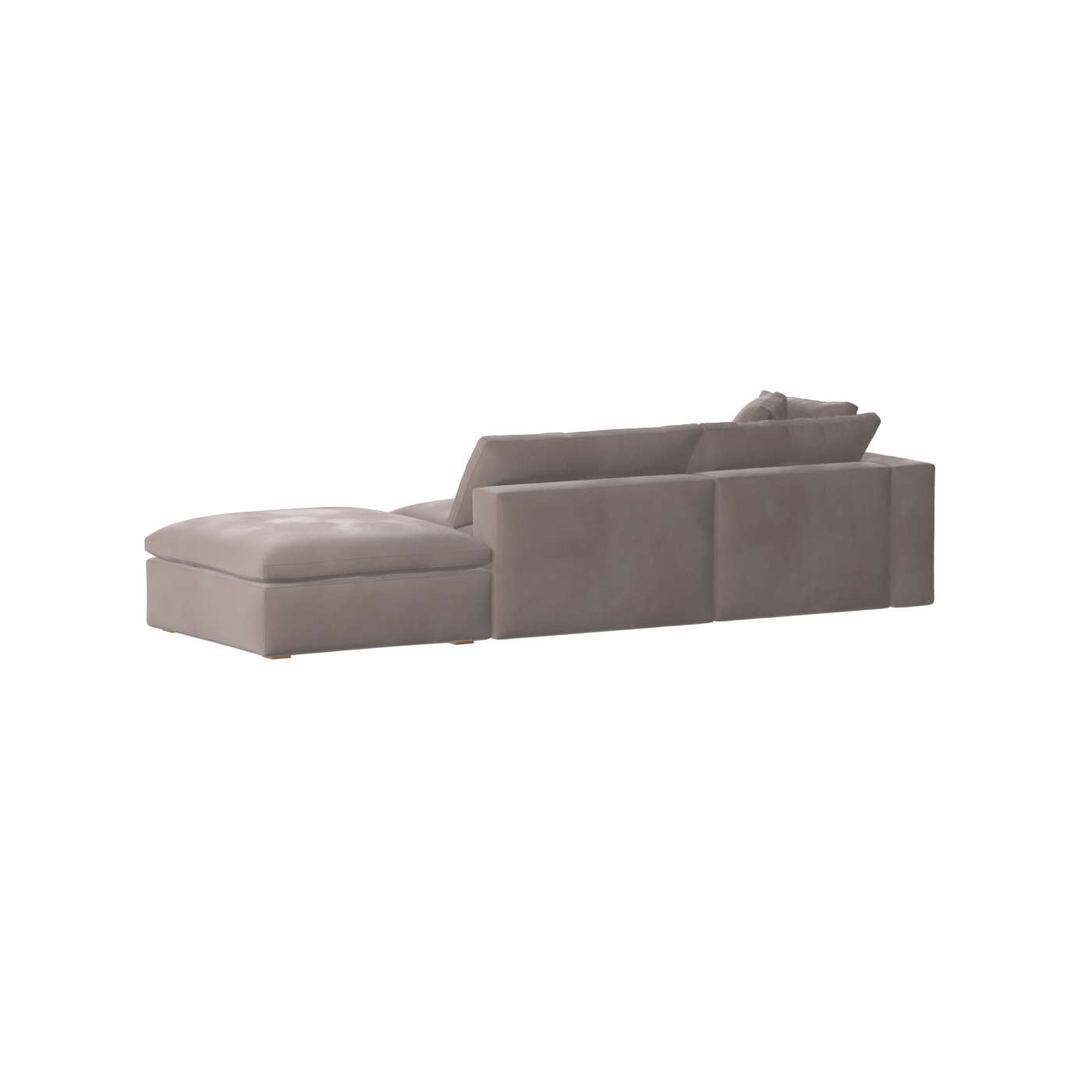 Ari modular corner Sofa with pouffe - Wide fabric range