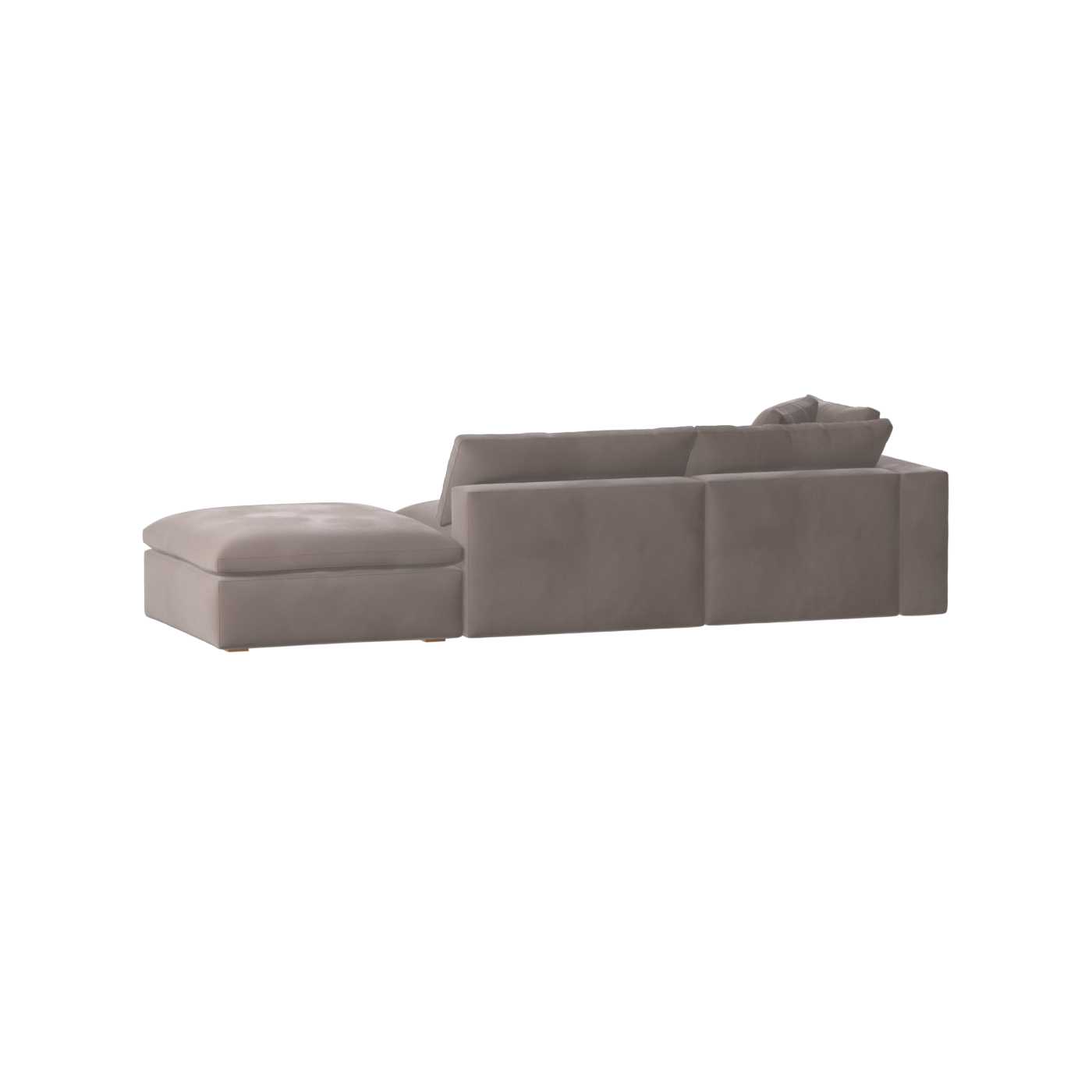 Ari modular corner Sofa with pouffe - Wide fabric range