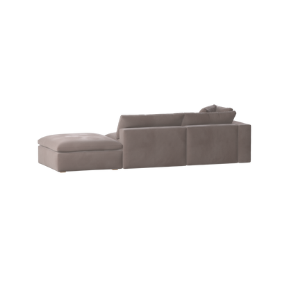 Ari modular corner Sofa with pouffe - Wide fabric range