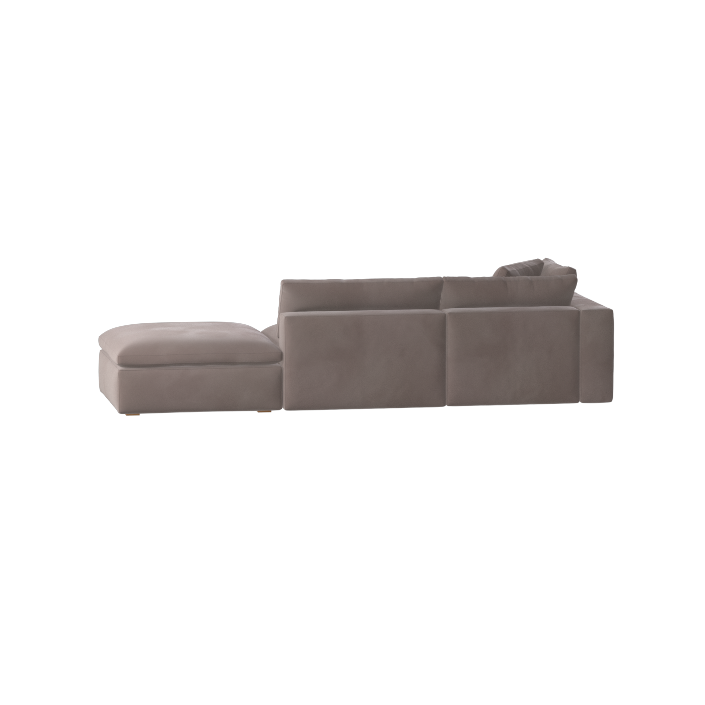 Ari modular corner Sofa with pouffe - Wide fabric range