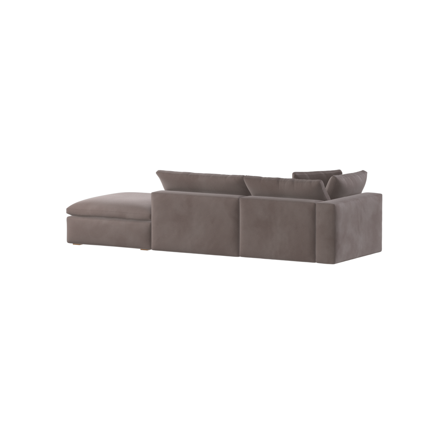 Ari modular corner Sofa with pouffe - Wide fabric range