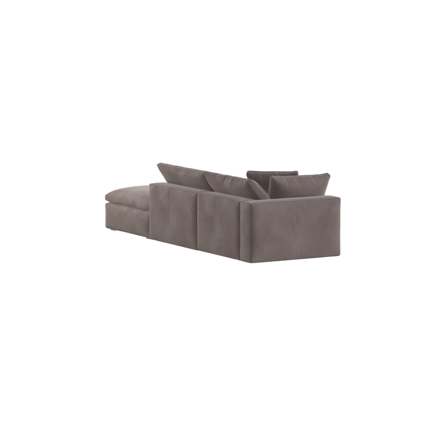 Ari modular corner Sofa with pouffe - Wide fabric range