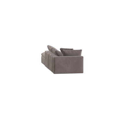 Ari modular corner Sofa with pouffe - Wide fabric range