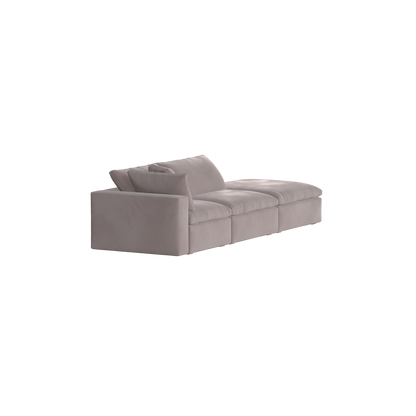 Ari modular corner Sofa with pouffe - Wide fabric range