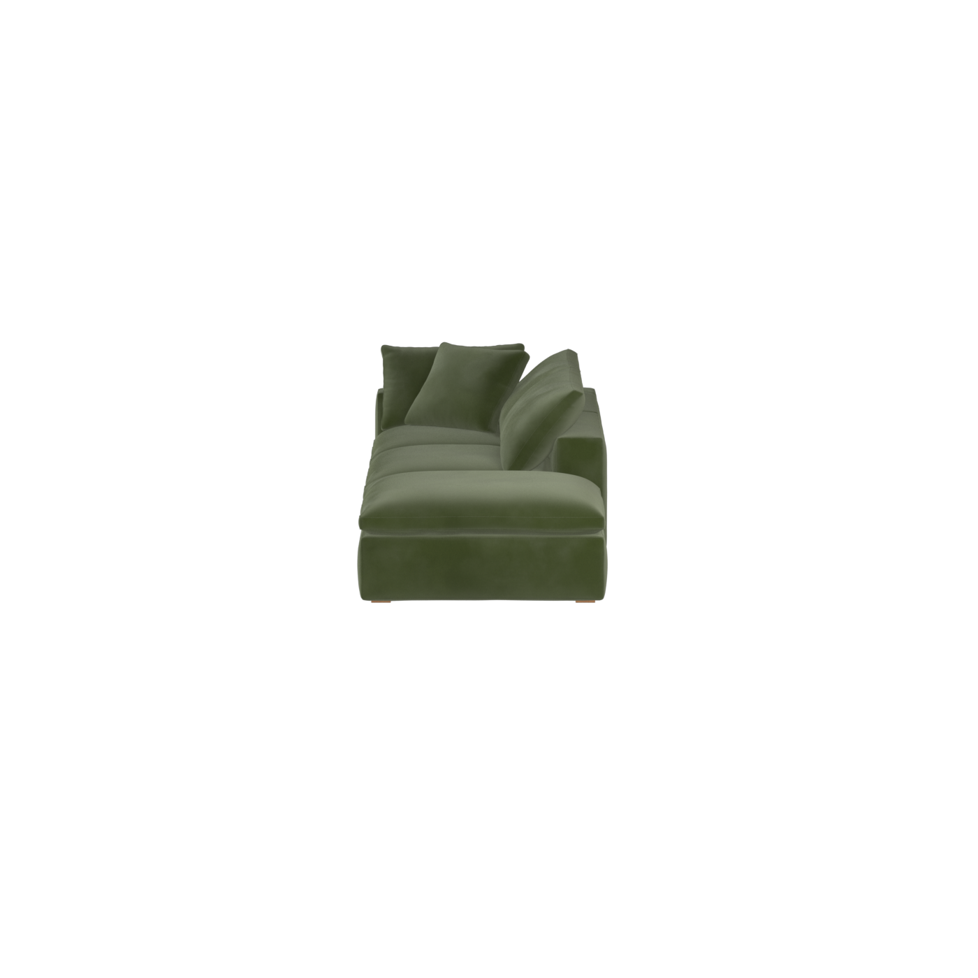 Ari modular corner Sofa with pouffe - Wide fabric range