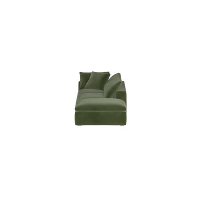 Ari modular corner Sofa with pouffe - Wide fabric range