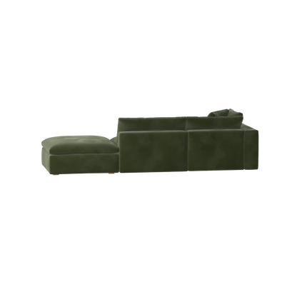 Ari modular corner Sofa with pouffe - Wide fabric range