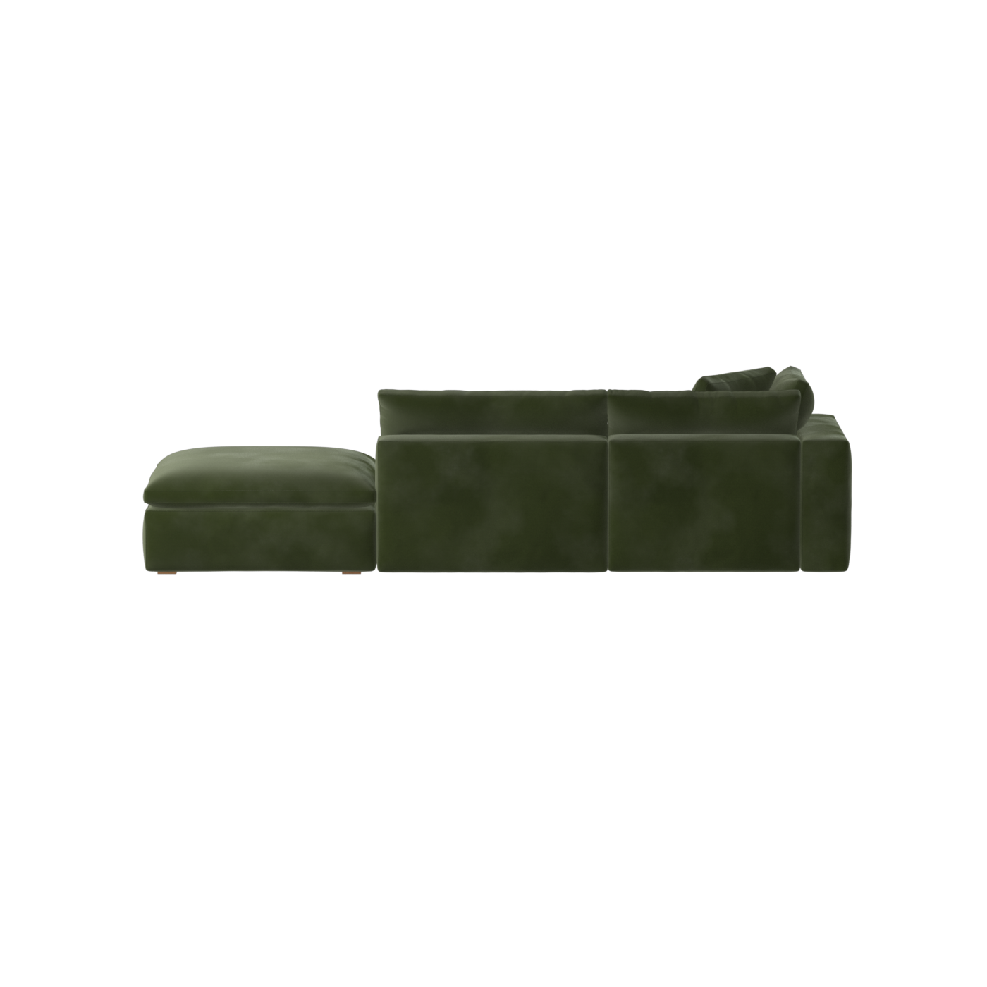 Ari modular corner Sofa with pouffe - Wide fabric range