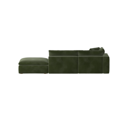 Ari modular corner Sofa with pouffe - Wide fabric range