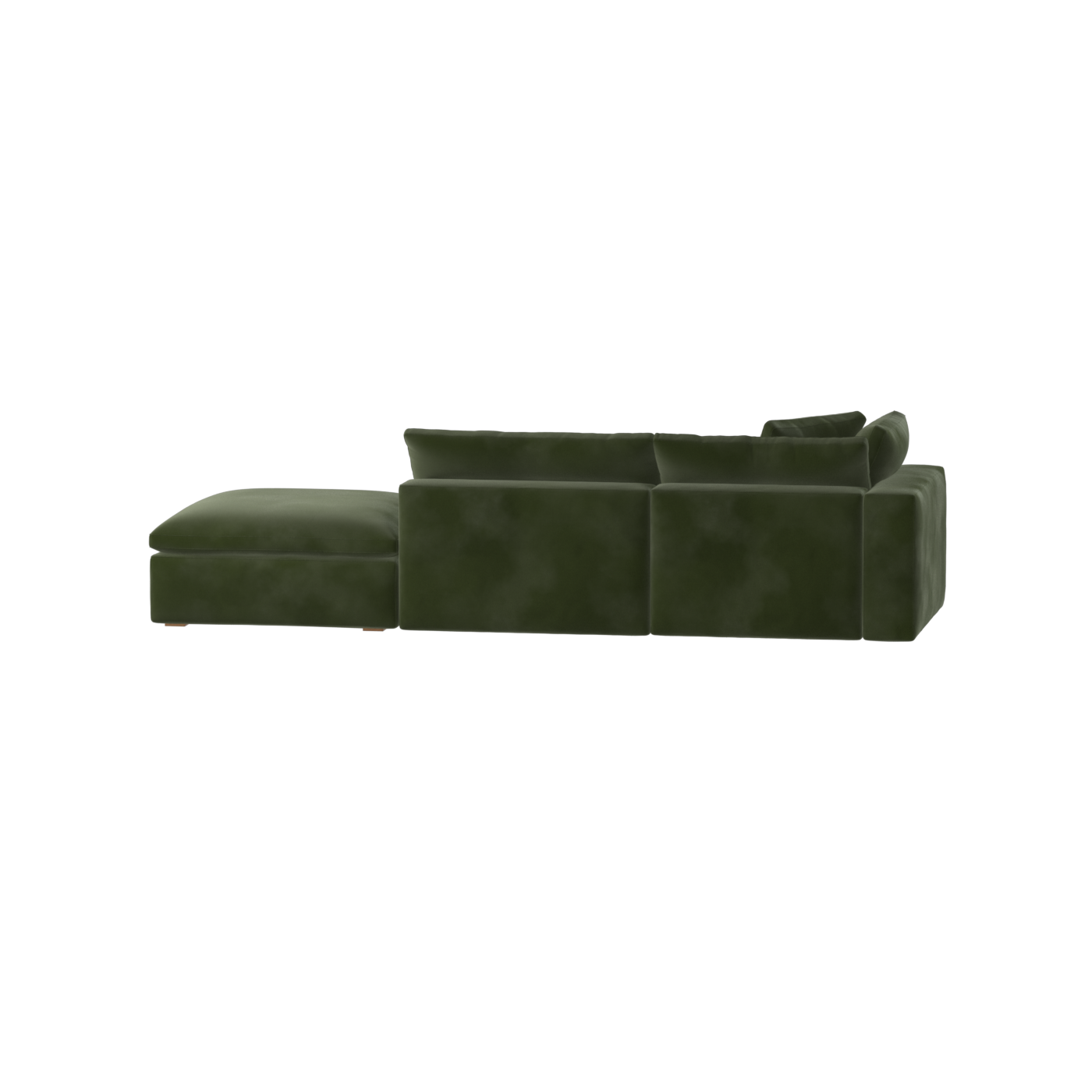 Ari modular corner Sofa with pouffe - Wide fabric range