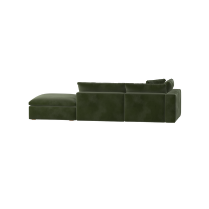 Ari modular corner Sofa with pouffe - Wide fabric range