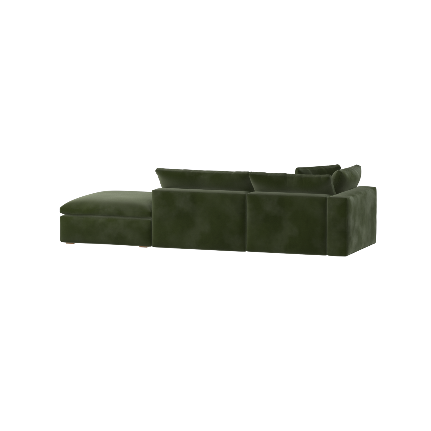 Ari modular corner Sofa with pouffe - Wide fabric range